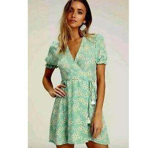 Faithfull the Brand Mira Floral Wrap Dress